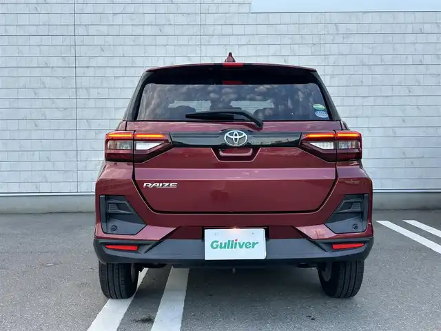トヨタ ライズ G 福岡県 2020(令2)年 6.8万km ファイアークォーツレッドM 純正9型SDナビ（フルセグTV/CD/DVD/BT）全方位モニタートヨタセーフティーセンスコーナーセンサーETC純正LEDヘッドライト純正フロアマット純正16インチアルミホイールスマートキープッシュスタートHDMIUSBポート