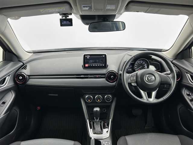 マツダ ＣＸ－３ XD 宮城県 2016(平28)年 1.3万km ジェットブラックマイカ 純正ナビ(AM/FM/BT)/ターボ/バックカメラ　/スマートシティブレーキサポート　/トラクションコントロールシステム　/ＥＴＣ　/前方ドライブレコーダー(HDR-202G)　/レザーステアリング /ステアリングスイッチ/純正アルミホイール　/プッシュスタート　/スマートキー　/スペアキー　/電格ミラー