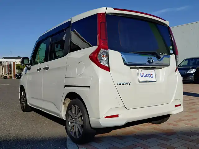 トヨタ ルーミー カスタムG－T 新潟県 2017(平29)年 10.9万km パールホワイトⅢ (株)IDOMが運営する【じしゃロン新潟店】の自社ローン専用車両になります。/こちらは現金またはオートローンご利用時の価格です。自社ローンご希望の方は別途その旨お申付け下さい/純正ナビ（地図SDなし）/CD/DVD視聴可能/フルセグTV視聴可能（走行中視聴可能）/バックカメラ/Bluetooth接続可能/ETC/プッシュスタート/クルーズコントロール/両側パワースライドドア/純正フロアマット/後ろのみコーナーセンサー/横滑り防止装置/衝突被害軽減システム/電動格納ウィンカーミラー/フォグランプ/スマートキー/スペアキー×１
