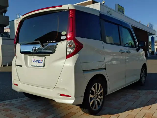 トヨタ ルーミー カスタムG－T 新潟県 2017(平29)年 10.9万km パールホワイトⅢ (株)IDOMが運営する【じしゃロン新潟店】の自社ローン専用車両になります。/こちらは現金またはオートローンご利用時の価格です。自社ローンご希望の方は別途その旨お申付け下さい/純正ナビ（地図SDなし）/CD/DVD視聴可能/フルセグTV視聴可能（走行中視聴可能）/バックカメラ/Bluetooth接続可能/ETC/プッシュスタート/クルーズコントロール/両側パワースライドドア/純正フロアマット/後ろのみコーナーセンサー/横滑り防止装置/衝突被害軽減システム/電動格納ウィンカーミラー/フォグランプ/スマートキー/スペアキー×１
