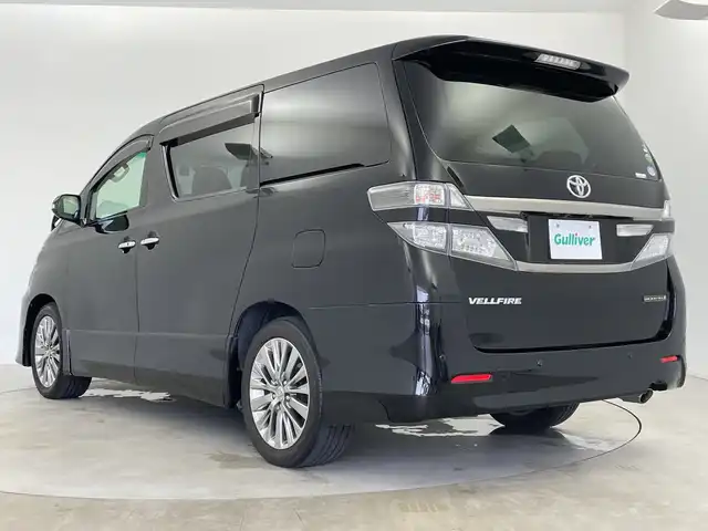 トヨタ ヴェルファイア 2．4Z ゴールデンアイズⅡ 鹿児島県 2014(平26)年 4.4万km ブラック ワンオーナー/アルパイン製ナビ/（CD/DVD/BT/フルセグ）/両側パワースライドドア/クルーズコントロール/アルパイン製フリップダウンモニター/パワーバックドア/コーナーセンサ―/ハーフレザーシート/オットマン/ドライブレコーダー/ビルトインETC/純正HIDヘッドライト/保証書/取扱説明書/スペアキー