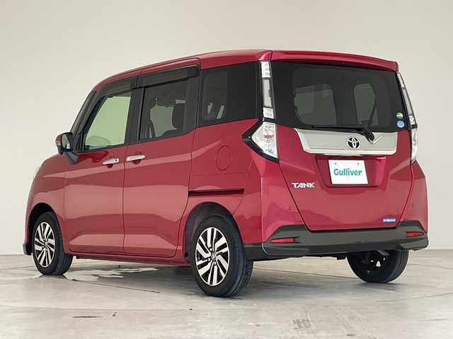 トヨタ タンク カスタムG S 愛知県 2018(平30)年 3.3万km マゼンタベリーマイカM 純正8型ナビ　ＳＤカードなし/フルセグ/バックカメラ/シートヒーター/クルーズコントロール/両側パワースライドドア/衝突軽減システム/アイドリングストップ/LEDヘッドライト/ステアリングスイッチ/スマートキー/プッシュスタート/コーナーセンサー