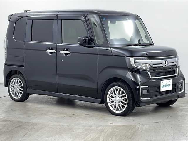 ホンダ Ｎ ＢＯＸ カスタム EX ターボ 道央・札幌 2022(令4)年 4.2万km クリスタルブラックパール ・純正ナビ&CD&DVD&BT&TV/・バックカメラ/・ホンダセンシング/・レーダークルーズコントロール/・純正前後ドライブレコーダー/・ビルトインETC/・前席シートヒーター/・ハーフレザーシート/・パドルシフト/・TVキャンセラー/・ステアリングスイッチ/・純正フロアマット/・プッシュスタート/・LEDヘッドライト/・フォグランプ/・オートライト/・オートマチックハイビーム/・ヘッドライトレベライザー/・スマートキー/・保証書