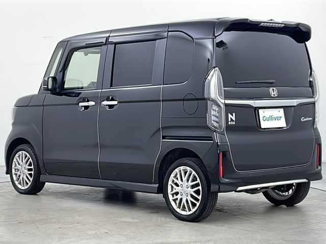 ホンダ Ｎ ＢＯＸ カスタム EX ターボ 道央・札幌 2022(令4)年 4.2万km クリスタルブラックパール ・純正ナビ&CD&DVD&BT&TV/・バックカメラ/・ホンダセンシング/・レーダークルーズコントロール/・純正前後ドライブレコーダー/・ビルトインETC/・前席シートヒーター/・ハーフレザーシート/・パドルシフト/・TVキャンセラー/・ステアリングスイッチ/・純正フロアマット/・プッシュスタート/・LEDヘッドライト/・フォグランプ/・オートライト/・オートマチックハイビーム/・ヘッドライトレベライザー/・スマートキー/・保証書