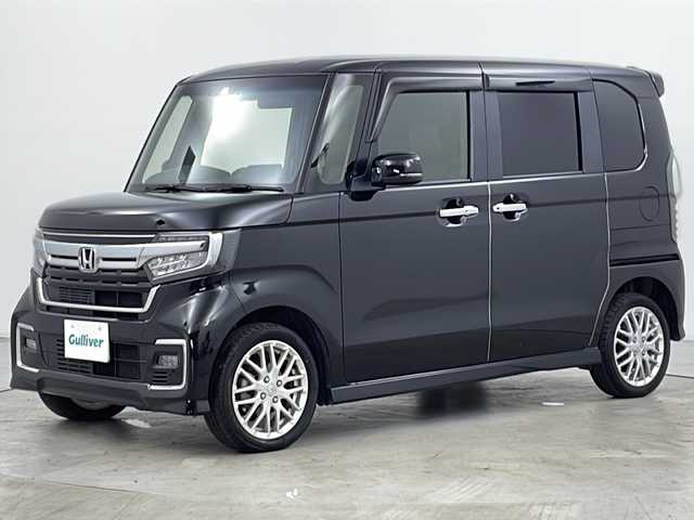 ホンダ Ｎ ＢＯＸ カスタム EX ターボ 道央・札幌 2022(令4)年 4.2万km クリスタルブラックパール ・純正ナビ&CD&DVD&BT&TV/・バックカメラ/・ホンダセンシング/・レーダークルーズコントロール/・純正前後ドライブレコーダー/・ビルトインETC/・前席シートヒーター/・ハーフレザーシート/・パドルシフト/・TVキャンセラー/・ステアリングスイッチ/・純正フロアマット/・プッシュスタート/・LEDヘッドライト/・フォグランプ/・オートライト/・オートマチックハイビーム/・ヘッドライトレベライザー/・スマートキー/・保証書