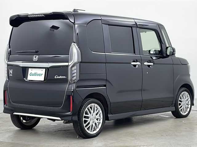 ホンダ Ｎ ＢＯＸ カスタム EX ターボ 道央・札幌 2022(令4)年 4.2万km クリスタルブラックパール ・純正ナビ&CD&DVD&BT&TV/・バックカメラ/・ホンダセンシング/・レーダークルーズコントロール/・純正前後ドライブレコーダー/・ビルトインETC/・前席シートヒーター/・ハーフレザーシート/・パドルシフト/・TVキャンセラー/・ステアリングスイッチ/・純正フロアマット/・プッシュスタート/・LEDヘッドライト/・フォグランプ/・オートライト/・オートマチックハイビーム/・ヘッドライトレベライザー/・スマートキー/・保証書