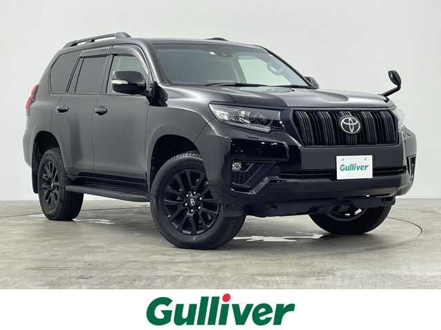 トヨタ ランドクルーザー プラド TX Lパッケージ マットブラED 群馬県 2023(令5)年 2.4万km ブラック 禁煙車　アルパインフローティングビックXナビ　バックカメラ　衝突軽減　ダウンヒルアシストコントロール　アダプティブクルーズコントロール　パワーシート　シートヒーター　シートエアコン　障害物センサー