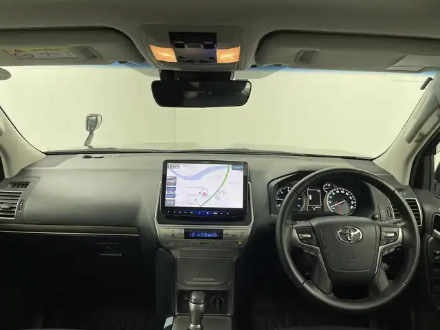 トヨタ ランドクルーザー プラド TX Lパッケージ マットブラED 群馬県 2023(令5)年 2.4万km ブラック 禁煙車　アルパインフローティングビックXナビ　バックカメラ　衝突軽減　ダウンヒルアシストコントロール　アダプティブクルーズコントロール　パワーシート　シートヒーター　シートエアコン　障害物センサー