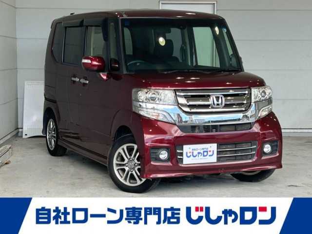 ホンダ Ｎ ＢＯＸ カスタム G Lパッケージ 沖縄県 2015(平27)年 5.8万km プレミアムディープロッソパール (株)IDOMが運営する【じしゃロンコザ店】の自社ローン専用車両になりますこちらは現金またはオートローンご利用時の価格です。自社ローンご希望の方は別途その旨お申付け下さい/・本土仕入/・社外ナビ/・Bluetooth接続/・TV/・DVD再生/・バックカメラ/・両側パワースライドドア/・ETC/・スマートキー/・プッシュスタート/・純正アルミホイール/・オートライト
