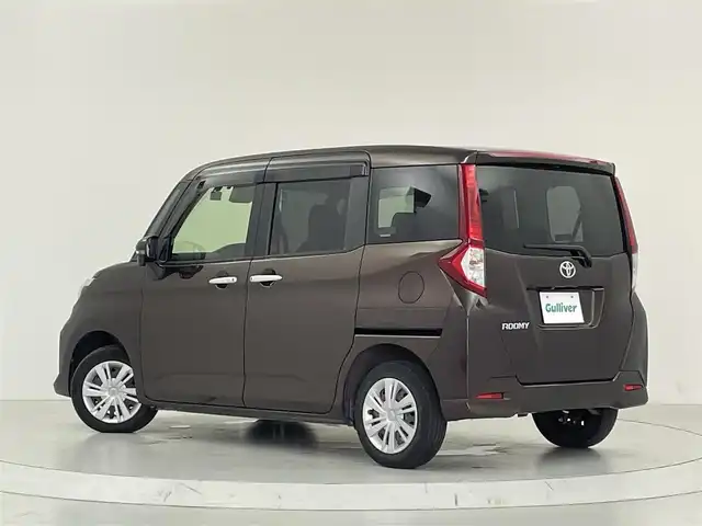 トヨタ ルーミー G 大阪府 2022(令4)年 2.3万km プラムブラウンパールクリスタルシャイン 衝突軽減ブレーキ/純正SDナビ/　Bluetooth/フルセグ/CD/AUX/AM/FM/パノラミックビューモニター/バックカメラ/両側パワースライドドア/LEDオートライト/クリアランスソナー/USB/スマートキー/ステアリングスイッチ/ドアバイザー/純正フロアマット