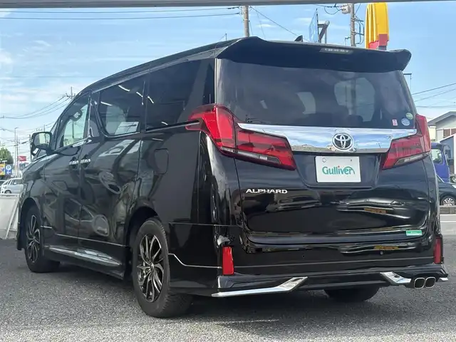 トヨタ アルファード S 埼玉県 2019(令1)年 0.8万km ブラック ・ワンオーナー　/・ディーラー点検記録R2:3:4:6年　/・モデリスタエアロ　/・社外17インチアルミ　オールシーズンタイヤ付き/・社外18インチアルミ車載（サマータイヤ6分山）/・純正ナビフルセグTV　DVD　BT　SD　/・バックカメラ　/・ドライブレコーダー/・デジタルインナーミラー/・ETC2.0　/・両側パワースライドドア/・2列目オットマンシート/・電子パーキングブレーキ/・オートホールド/・オートハイビーム/・オートライト/・LEDフォグ/・レーダークルーズコントロール/・LTA/・クリアランスソナー/・PKSB/・PCS/・BSM/・RSA/・スマートキー×２/・プッシュスタート/・保証書/・取説