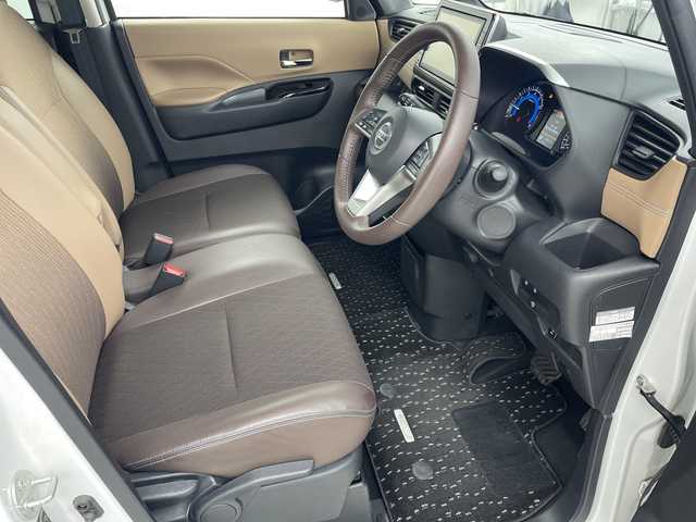 日産 ルークス HWS Gターボ プロパイロットED 岐阜県 2020(令2)年 3.4万km ホワイトパール 純正9インチナビ/　(AM/FM/CD/DVD/Bluetooth/フルセグTV)/アラウンドビューモニター/プロパイロット/衝突軽減ブレーキ/コーナーセンサー/レーンキープアシスト/ハーフレザーシート/LEDヘッドライト/純正ドライブレコーダー/ビルトインETC/純正アルミホイール/純正フロアマット