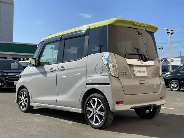 日産 デイズ ルークス ハイウェイスター Gターボ 東京都 2018(平30)年 5.8万km レモンライム/エアグレー 純正ナビ/全周囲カメラ/Bluetooth/前方ドライブレコーダー/スマートキー/両側電動スライドドア/ETC/衝突軽減装置/純正フロアマット/純正バイザー/フォグライト/ウィンカーミラー