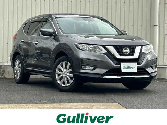日産 エクストレイル ハイブリッド 20S 山形県 2020(令2)年 6.6万km ダークメタルグレー ４WD/衝突軽減システム/純正メモリナビ/　　【CD　BT　フルセグ　USB　AUX】/バックカメラ/オートライト/フォグランプ/レザーシート/レーンキープ/コーナーセンサー/ダウンヒルアシストコントロール/ドライブレコーダー/純正フロアマット/スマートキー/ETC