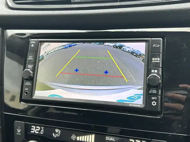 日産 エクストレイル ハイブリッド 20S 山形県 2020(令2)年 6.6万km ダークメタルグレー ４WD/衝突軽減システム/純正メモリナビ/　　【CD　BT　フルセグ　USB　AUX】/バックカメラ/オートライト/フォグランプ/レザーシート/レーンキープ/コーナーセンサー/ダウンヒルアシストコントロール/ドライブレコーダー/純正フロアマット/スマートキー/ETC