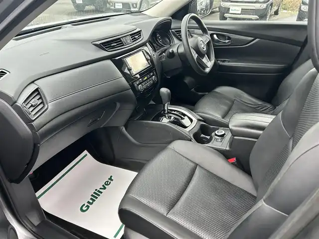 日産 エクストレイル ハイブリッド 20S 山形県 2020(令2)年 6.6万km ダークメタルグレー ４WD/衝突軽減システム/純正メモリナビ/　　【CD　BT　フルセグ　USB　AUX】/バックカメラ/オートライト/フォグランプ/レザーシート/レーンキープ/コーナーセンサー/ダウンヒルアシストコントロール/ドライブレコーダー/純正フロアマット/スマートキー/ETC