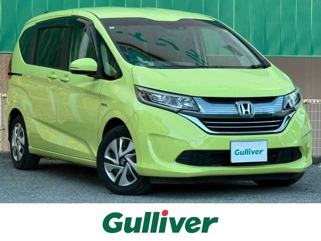 ホンダ フリード ハイブリット G センシング 千葉県 2018(平30)年 2万km シトロンドロップ ディーラーオプションナビ/(フルセグTV/CD/DVD/Bluetooth)/Apple Carplay/バックカメラ/レーダークルーズコントロール/両側パワースライドドア/ドライブレコーダー/ETC/純正フロアマット/純正LEDヘッドライト/レーンキープアシスト/衝突軽減ブレーキ/サンシェード/オートライト/スマートキー/プッシュエンジンスタート