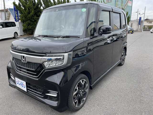 ホンダ Ｎ ＢＯＸ カスタム G L ターボ ホンダセンシング 和歌山県 2018(平30)年 8.5万km クリスタルブラックパール (株)IDOMが運営する【じしゃロン和歌山店】の自社ローン専用車両になります。こちらは現金またはオートローンご利用時の価格です。自社ローンご希望の方は別途その旨お申付け下さい/Honda SENSING/社外メモリーナビ(CN-RE04D)/　AM FM CD DVD Bluetooth USB SD/ビルトインETC/ドライブレコーダー/LEDオートヘッドライト/レーダークルーズコントロール/ハーフレザーシート/両側パワースライドドア/革巻きステアリング/スマートキー2本/プッシュスタート/パドルシフト/フルセグTV/バックモニター