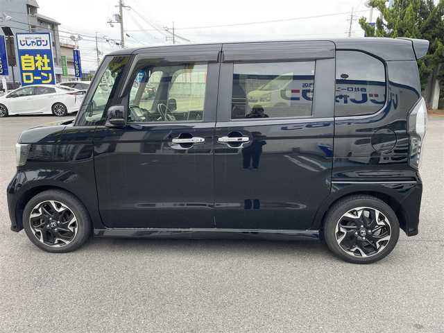 ホンダ Ｎ ＢＯＸ カスタム G L ターボ ホンダセンシング 和歌山県 2018(平30)年 8.5万km クリスタルブラックパール (株)IDOMが運営する【じしゃロン和歌山店】の自社ローン専用車両になります。こちらは現金またはオートローンご利用時の価格です。自社ローンご希望の方は別途その旨お申付け下さい/Honda SENSING/社外メモリーナビ(CN-RE04D)/　AM FM CD DVD Bluetooth USB SD/ビルトインETC/ドライブレコーダー/LEDオートヘッドライト/レーダークルーズコントロール/ハーフレザーシート/両側パワースライドドア/革巻きステアリング/スマートキー2本/プッシュスタート/パドルシフト/フルセグTV/バックモニター