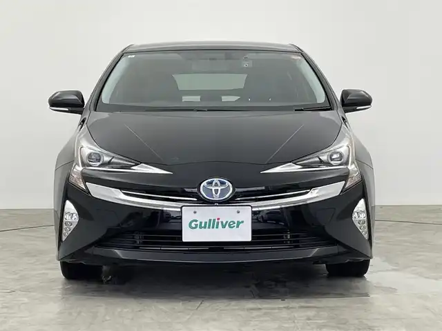 トヨタ プリウス S ツーリングセレクション 群馬県 2016(平28)年 7.6万km アティチュードブラックマイカ 純正９インチナビ　フルセグＴＶ　バックカメラ　前席シートヒーター　ステアリングスイッチ　オートエアコン　プッシュスタート　ビルトインＥＴＣ　前方ドライブレコーダー　ＬＥＤライト　スマートキー　禁煙