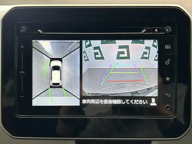 スズキ イグニス ハイブリッド MX 鹿児島県 2016(平28)年 7.5万km スーパーブラックパール 純正ナビ（CD/DVD/Bluetooth/フルセグＴＶ）/全方位カメラ/バックカメラ/デュアルカメラブレーキサポート/ＥＴＣ/前方ドライブレコーダー/純正フロアマット/純正アルミホイール/ドアバイザー/ラゲッジマット（布）/ヘッドライトレベライザー/ハーフレザー調シートカバー/プッシュスタート