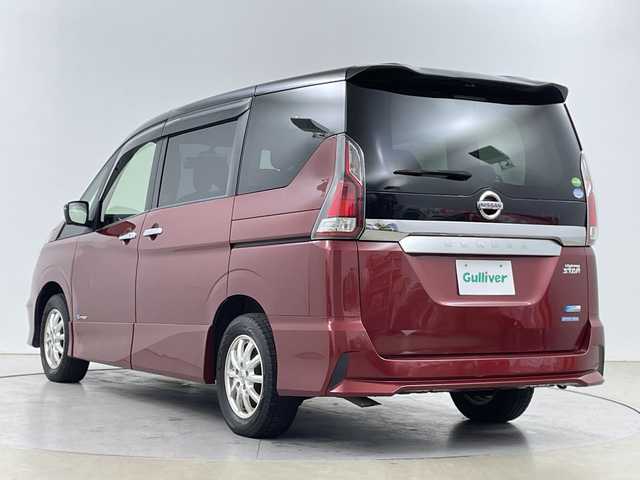 日産 セレナ ハイウェイスター 道央・札幌 2017(平29)年 5.3万km マルーンレッド 2トーン ・４WD/・エマージェンシーブレーキ/・純正９型ナビ　/・アラウンドビューモニター/・フルセグ　Ｂｌｕｅｔｏｏｔｈ再生/・クルーズコントロール/・オートパーキングアシスト　/・リアヒーターダクト　/・両側電動スライドドア/・LEDライト/オートハイビーム/・ＥＴＣ/全席ＵＳＢポート