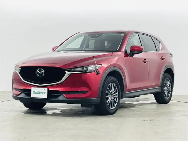 マツダ ＣＸ－５ XD プロアクティブ 福島県 2019(平31)年 4.1万km ソウルレッドクリスタルM ワンオーナー　/アイアクティブセンス/・衝突被害軽減システム/・BSM/・HUD/・車線逸脱警報/純正SDナビゲーション　/【AM/FM/DVD/CD/Bluetooth/フルセグ】/全方位カメラ　/ＥＴＣ　/パワーシート　/ステアリングスイッチ　/・革巻きステアリング　/パワーバックドア　/３６０°ドライブレコーダー　/コーナーセンサー　/・ＬＥＤライト　/・オートライト/プッシュスタート/・スマートキー/コーナーセンサー