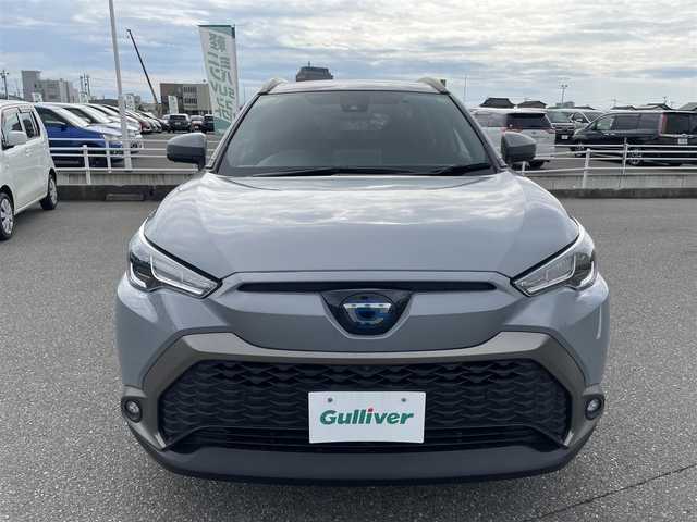 トヨタ カローラ クロス ハイブリッド S 石川県 2023(令5)年 0.6万km セメントグレーメタリック 純正ディスプレイオーディオ/ナビ/パノラマモニター/LEDヘッドライト/ETC/トヨタセーフティセンス/レーダークルーズ/純正アルミホイール/スマートキー/プッシュスタート/電動ミラー/ドライブレコーダー/ABS/ブラインドスポットモニター/保証書