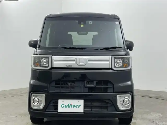 ダイハツ ウェイク G ターボ　レジャーエディション SA Ⅱ 岡山県 2016(平28)年 6.9万km ブラックマイカメタリック １０．１インチフリップダウンモニター/純正８インチSDナビ/【Bluetooth/フルセグTV/HDMI/USB/iPod】/衝突軽減ブレーキシステム/両側電動スライドドア/バックカメラ/社外ドライブレコーダー（前）/コーナーセンサー（後）/純正フロアマット/踏み間違い防止/横滑り防止/ISOFIX/後席サンシェイド/ステアリングスイッチ/チルトステアリング/シートリフター/シートバックテーブル/ドアバイザー/新車保証書/取扱説明書