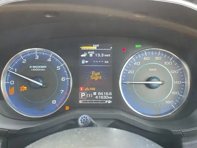 スバル ＸＶ ハイブリッド アドバンス 道央・札幌 2018(平30)年 4.2万km ラグーンブルーP ・４WD/・衝突軽減ブレーキ/・ハーフレザーシート/・純正SDナビ/　CD＆DVD＆USB＆SD＆ラジオ＆BT/・フルセグTV（走行中視聴不可）/・バックカメラ/・サイドカメラ/・パドルシフト/・オートエアコン/・オートライト/・アイドリングストップ/・ダウンヒルアシストコントロール/・レーンキープアシスト/・プッシュスタート/・スマートキー/・LEDライト/・ステアリング連動ヘッドランプ/・純正フロアマット/・フォグライト/・ウィンカーミラー/・ETC