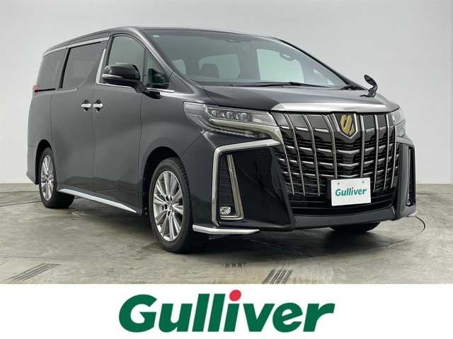トヨタ アルファード S タイプゴールドⅡ 岡山県 2021(令3)年 3.2万km ブラック 純正9インチディスプレイオーディオ /バックカメラ /三眼LEDヘッドライト /衝突軽減ブレーキ /DVD再生機能 /両側パワースライドドア /レーダークルーズコントロール /前後ドラレコ /パワーバックドア