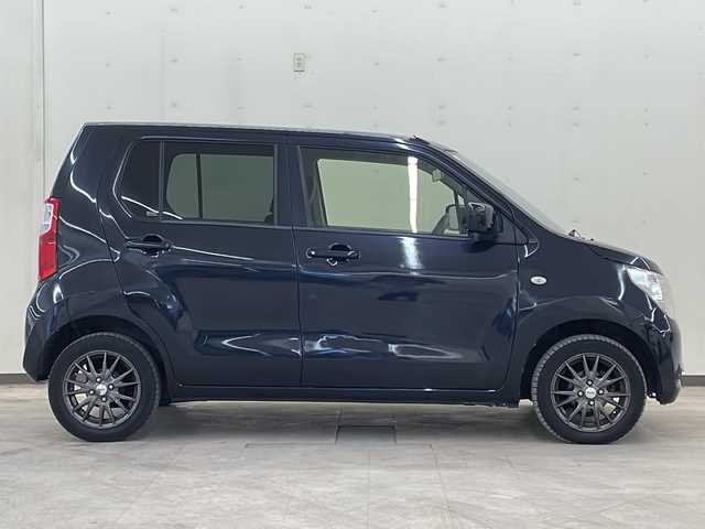 スズキ ワゴンＲ FX 道央・札幌 2015(平27)年 3.2万km ブルーイッシュブラックパール3 /4WD//社外オーディオ//寒冷地仕様//シートヒーター（運転席、助手席）//アイドリングストップ//オートエアコン//電動格納ミラー