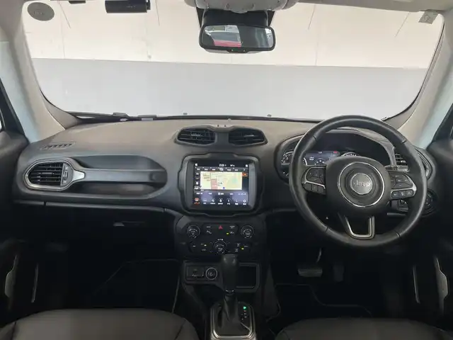 クライスラー・ジープ ジープ レネゲード リミテッド 静岡県 2021(令3)年 2.9万km ブラック ワンオーナー/Uconnectナビ/CarPlay対応/ACC/黒革シート/LKA/BSM/PDC/バックカメラ/電動シート/シートヒーター（フロント）/ステアリングヒーター/純正ドライブレコーダー