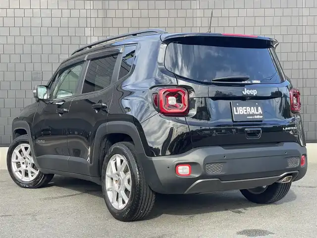 クライスラー・ジープ ジープ レネゲード リミテッド 静岡県 2021(令3)年 2.9万km ブラック ワンオーナー/Uconnectナビ/CarPlay対応/ACC/黒革シート/LKA/BSM/PDC/バックカメラ/電動シート/シートヒーター（フロント）/ステアリングヒーター/純正ドライブレコーダー