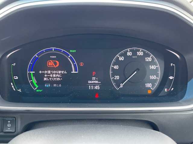 ホンダ オデッセイ ハイブリッド e:HEVアブソルート EX 静岡県 2021(令3)年 4.5万km プレミアムスパークルブラックパール ●純正10インチナビ/(フルセグ/CD/DVD/Bluetooth)/(ギャザズ/VXU-217DYi)/●前席パワーシート/●前席シートヒーター/●全方位カメラ/●レーダークルーズコントロール/●11.6インチフリップダウンモニター/●ブラインドスポットモニター/●衝突被害軽減システム/●レーンキープアシスト/●前後コーナーセンサー/●電動パーキングブレーキ/●オートブレーキホールド/●LEDヘットライト＆フォグランプ/●オートライト/●革巻きステアリング/●ステアリングスイッチ/●ETC2.0/●前後ドライブレコーダー/●両側パワースライドドア/●オットマン/●スマートキー/●プッシュスタート/●ドアバイザー/●純正フロアマット/●純正18インチアルミホイール/●W＋サイド＆カーテンSRS＋ABS