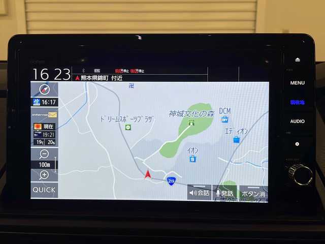 ホンダ オデッセイ ハイブリッド e:HEVアブソルート EX 熊本県 2021(令3)年 4.6万km プレミアムスパークルブラックパール 純正10インチナビ/(フルセグ/CD/DVD/Bluetooth)/(ギャザズ/VXU-217DYi)/前席パワーシート/前席シートヒーター/全方位カメラ/レーダークルーズコントロール/11.6インチフリップダウンモニター/ブラインドスポットモニター/衝突被害軽減システム/レーンキープアシスト/前後コーナーセンサー/電動パーキングブレーキ/オートブレーキホールド/LEDヘットライト＆フォグランプ/オートライト/革巻きステアリング/ステアリングスイッチ/ETC2.0/前後ドライブレコーダー/両側パワースライドドア/オットマン/スマートキー/プッシュスタート/ドアバイザー/純正フロアマット/純正18インチアルミホイール/W＋サイド＆カーテンSRS＋ABS