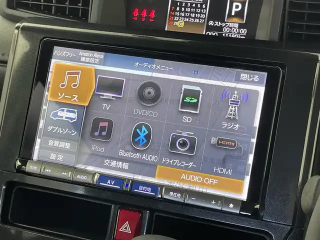 ダイハツ トール G 埼玉県 2023(令5)年 1.2万km ターコイズブルーマイカメタリック ALPINE9インチナビ/ CD DVD 地デジTV Bluetooth HDMI/パノラミックビューモニター/スマートアシスト/クリアランスソナー /両側パワースライドドア/ドライブレコーダー/ステアリングスイッチ/アイドリングストップ/LEDオートライト/スマートキー