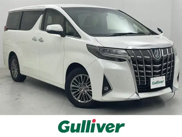 トヨタ アルファードハイブリット G Fパッケージ 茨城県 2021(令3)年 3.9万km ホワイトパールクリスタルシャイン 純正DA　ナビオプション/Bluetooth/radio/Miracast/バックカメラ/前後ドラレコ/トヨタセーフティーセンス/追従型クルーズコントロール/両側パワースライドドア/オットマン/D+N席パワーシート/D+N席/シートヒーター/ベンチレーション/純正AW/ステアリングヒーター