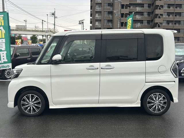ダイハツ タント カスタムX トップED LTD SAⅢ 長野県 2018(平30)年 2.7万km パールホワイトⅢ 純正ナビ/（NMZK-W68D）/全周囲カメラ/バックカメラ/ステアリングスイッチ/BluetoothAudio/フルセグTV（走行中可）/純正14インチアルミホイール/両側パワースライドドア/オートマチックハイビーム/衝突軽減ブレーキ/ハーフレザーシート/アイドリングストップ/社外前後ドラレコ/LEDヘッドライト/オートライト/横滑り防止/ウインカーミラー/純正エアロ/Wエアバッグ/スマートキー