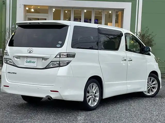 トヨタ ヴェルファイア 2．4Z プラチナセレクション 埼玉県 2009(平21)年 6.5万km パール 純正ナビTV/社外フリップダウンモニター/プッシュスタート/両側パワースライドドア/パワーバックドア/２列目オットマン/純正18インチAW/HIDヘッドライト/オートライト/前方ドライブレコーダー/ビルトインETC/取扱説明書/保証書付整備手帳