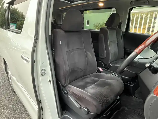 トヨタ ヴェルファイア 2．4Z プラチナセレクション 埼玉県 2009(平21)年 6.5万km パール 純正ナビTV/社外フリップダウンモニター/プッシュスタート/両側パワースライドドア/パワーバックドア/２列目オットマン/純正18インチAW/HIDヘッドライト/オートライト/前方ドライブレコーダー/ビルトインETC/取扱説明書/保証書付整備手帳