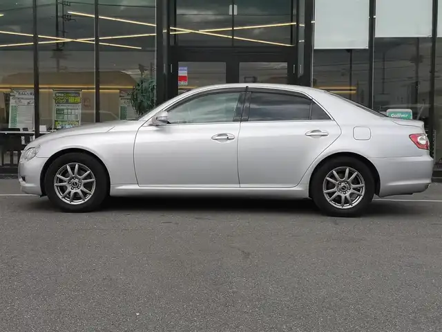 トヨタ マークＸ 250G Fパッケージ スマートED 茨城県 2009(平21)年 16.2万km シルバーM 社外ナビ/【ラジオ・BT・DISC・TV】/パワーシート/ETC/Bカメラ/ステリモ/オートライト/キセノンライト/純正フロアマット/社外アルミホイール/電格ミラー/ウインカーミラー/ドアバイザー/プッシュスタート/スマートキー