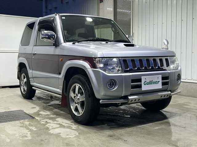 三菱 パジェロ ミニ VR 秋田県 2009(平21)年 5.3万km クールシルバーM/ラズベリーレッドP ・４WD/・ターボ/・純正ナビ/・ワンセグTV/・ETC/・ドラレコ/・純正フロアマット/・リモコンキー