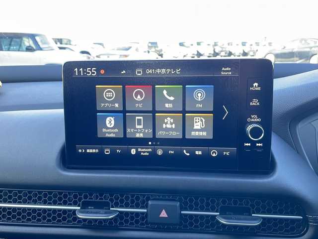 ホンダ ＺＲ－Ｖ ハイブリッド e:HEV Z ブラックスタイル 三重県 2025(令7)年 0.1千km プラチナホワイトパール 登録済未使用車/純正メーカーオプションナビ/AppleCarPlay/AndroidAuto/全周囲カメラ/ワイヤレス充電/ＢＳＭ/本革シート/全席シートヒーター/ステアリングヒーター/パワーシート/メモリーシート/追従クルーズコントロール/レーンキープアシスト/コーナーセンサー/パドルシフト/ステアリングスイッチ/電動リアゲート/スペアキー/SOSコール/先行車発進告知/標識認識システム/衝突被害軽減システム/電子パーキング/LEDライト/オートライト/オートマチックハイビーム/電動格納ミラー/禁煙車