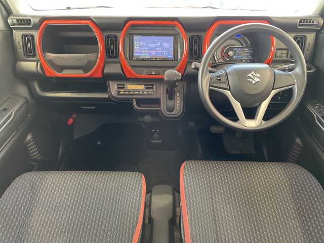 スズキ ハスラー HYBRID G 埼玉県 2020(令2)年 2.9万km バーミリオンオレンジ/ガンメタリック2トーン デュアルカメラブレーキサポート /ナビ/　　CD/BT/ワンセグ/バックカメラ /シートヒーター /純正15インチアルミホイール /ステアリングスイッチ /アイドリングストップ