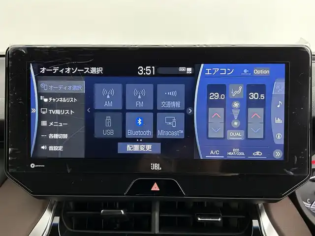 トヨタ ハリアー Z 道央・札幌 2022(令4)年 6.8万km ホワイトパールクリスタルシャイン ・4WD/・モデリスタエアロ（F.S.R）/・純正メモリインチナビ/USB/AUX/BT/フルセグ/・JBLサウンド/・バックカメラ/・ビルドインETC2.0/・前後ドライブレコーダー/・デジタルインナーミラー/・衝突軽減ブレーキ/・前後コーナーセンサー/・ブラインドスポットモニター/・ヘッドアップディスプレイ/・クルーズコントロール/・リヤクロストラフィックアラート/・オートブレーキホールド/・電動パーキングブレーキ/・SOSコール/・LEDライト/・オートライト/・オートマチックハイビーム/・フォグランプ/・ハーフレザーシート/・D席パワーシート/・プッシュスタート/・スマートキー/・スペアキー/・純正フロアマット/・保証書/取扱説明書