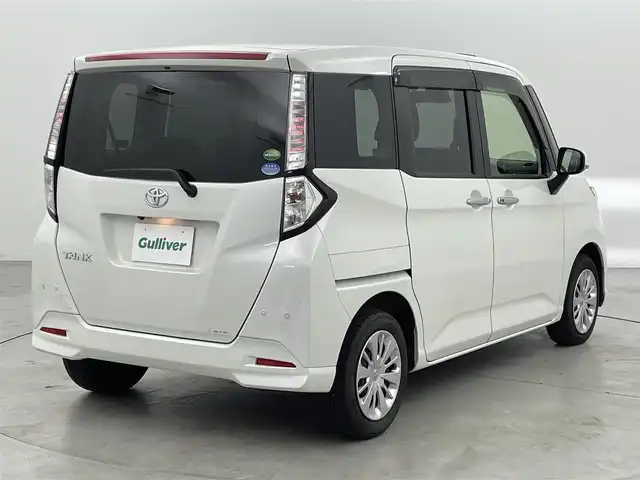 トヨタ タンク G－T 福岡県 2017(平29)年 7.4万km ブラックマイカメタリック 純正ナビ（フルセグＴＶ）　/バックカメラ　/前後ドライブレコーダー　/ビルトインＥＴＣ　/クルーズコントロール　/コーナーセンサー　/衝突軽減ブレーキ　/踏み間違い防止　/アイドリングストップ　/両側電動スライドドア