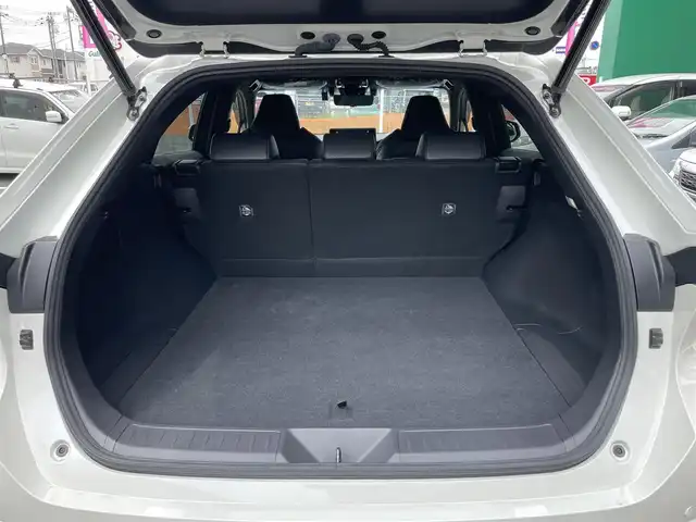 トヨタ ハリアー G 栃木県 2021(令3)年 1.9万km ホワイトパールクリスタルシャイン 純正ナビ（BT/Miracast/フルセグTV/USB）/モデリスタフルエアロ/クルーズコントロール/デジタルインナーミラー/パワーバックドア/パワーシート/純正ドライブレコーダー/バックカメラ/ドアバイザー/ETC/オートチルト＆テレスコピックステアリング/オートハイビーム/保証書/取説/スペアキー