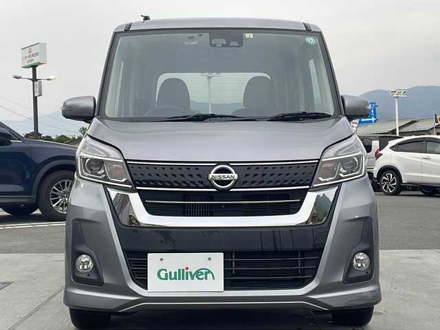 日産 デイズ ルークス ハイウェイスター Gターボ 山梨県 2018(平30)年 6.4万km チタニウムグレーメタリック 純正ナビ/ＥＴＣ　/バックモニター/オートライト　/プッシュスタート　/両側パワースライドドア/クルーズコントロール/プッシュスタート　/オートエアコン/フロアマット/純正アルミホイール/電動格納ミラー　