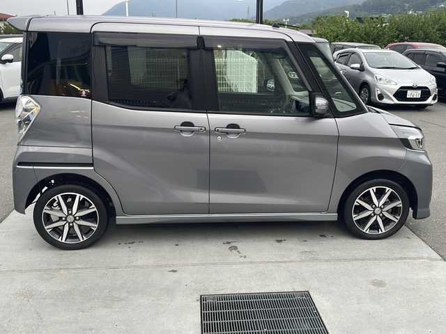日産 デイズ ルークス ハイウェイスター Gターボ 山梨県 2018(平30)年 6.4万km チタニウムグレーメタリック 純正ナビ/ＥＴＣ　/バックモニター/オートライト　/プッシュスタート　/両側パワースライドドア/クルーズコントロール/プッシュスタート　/オートエアコン/フロアマット/純正アルミホイール/電動格納ミラー　